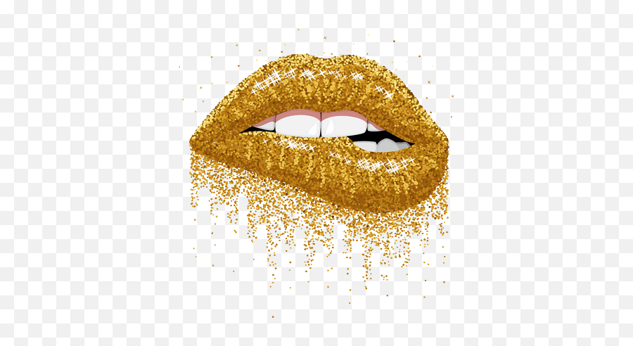 Glitter Gold Lips Png Transparent Image Arts - Gold Lips,Glitter Png Transparent