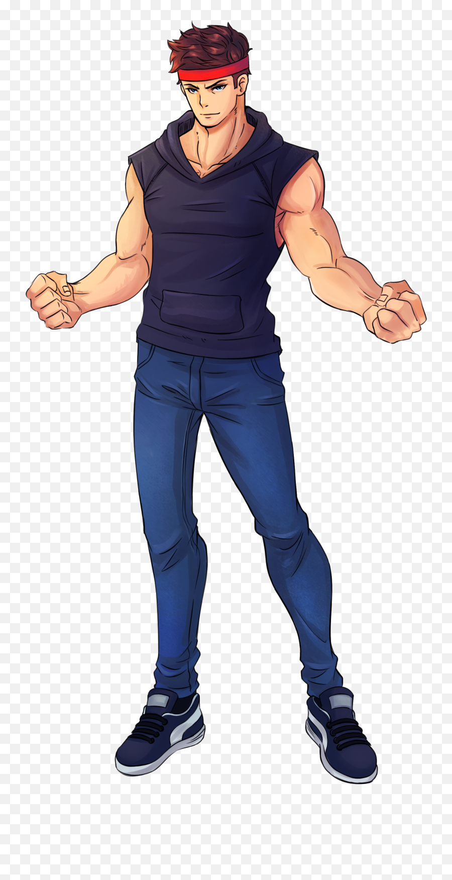 Check Me Out As An Anime Character And Susabii - Anime Character Anime Jeans Png,Anime Character Transparent