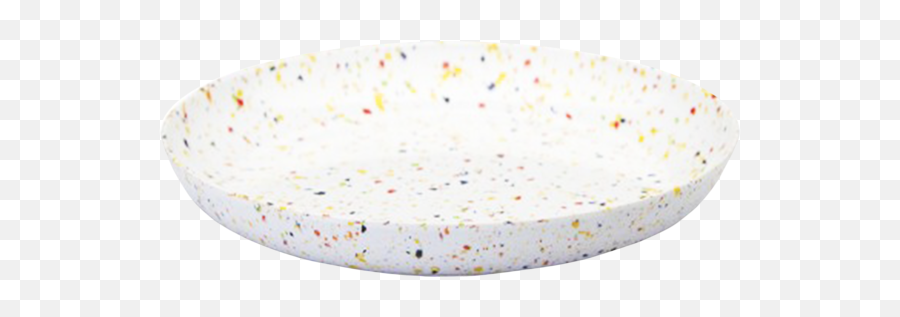 Terrazzo Melamine Plate - Ceramic Png,White Plate Png