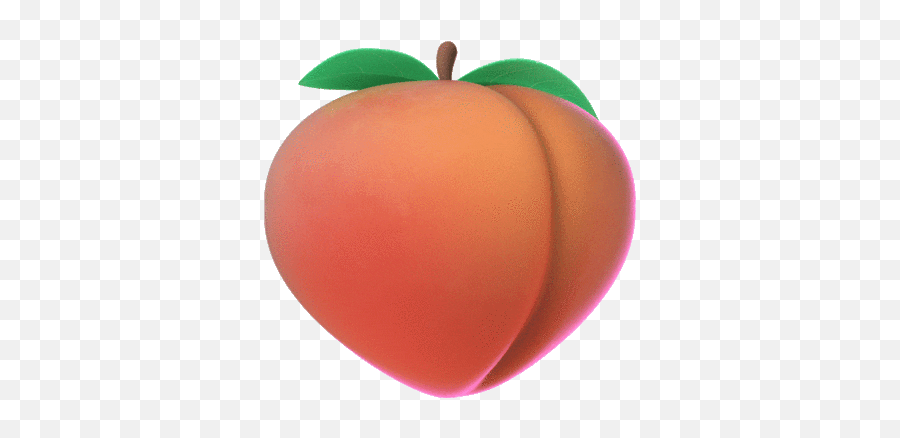 Peach Animated Emoji Sticker - Peach Animated Png,Peach Emoji Transparent.