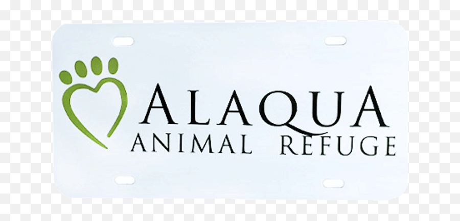 License Plate - Alaqua Animal Refuge Png,License Plate Png