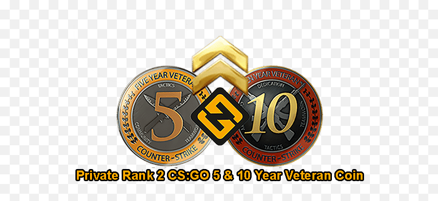 Buy Private Rank 2 Account With 5 U0026 10 Year Veteran Coin - Language Png,Csgo Transparent