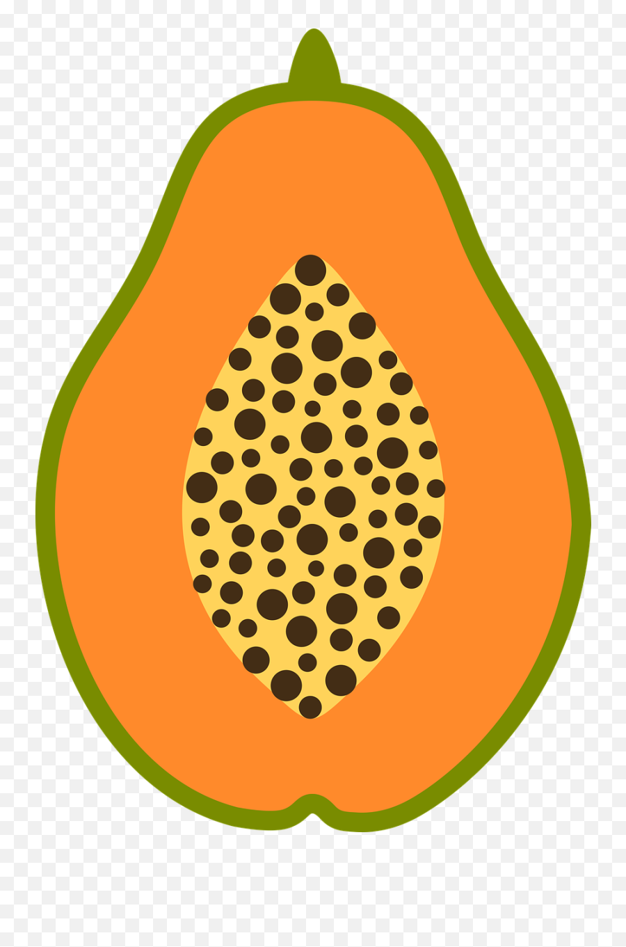 Papaya Fruit Fresh - Free Image On Pixabay Silueta De Una Papaya Png,Papaya Png