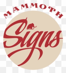 Mammoth Handcrafted Signs U2014 The Garage Rapid City South - Language Png,Mammoth Png