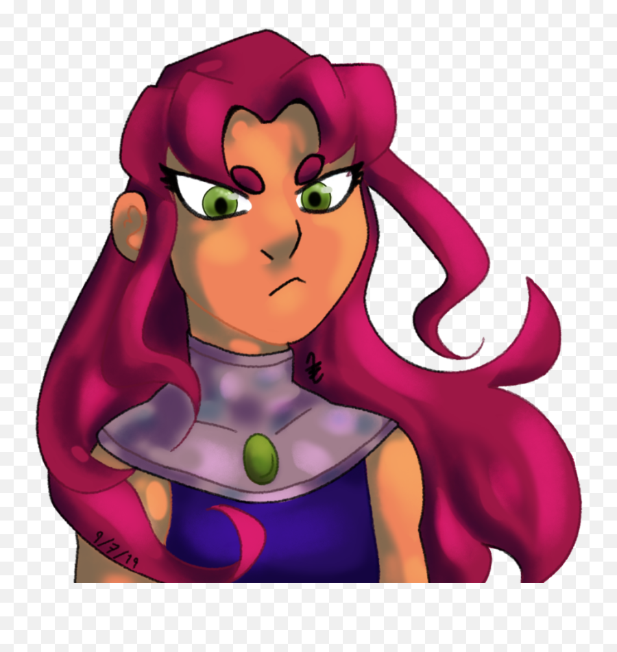 Starfire Doodle Randomnessahead - Illustrations Art Street Fictional Character Png,Starfire Png