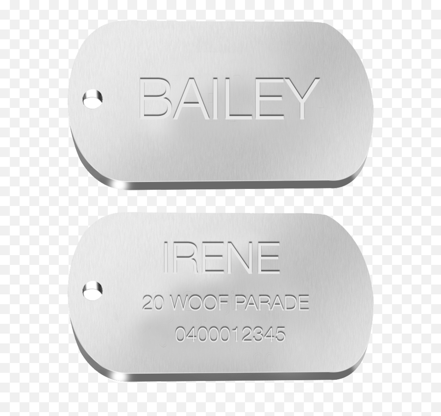 Military Dog Tags Png - Military Dog Tag Engraved Solid,Dog Tag Png