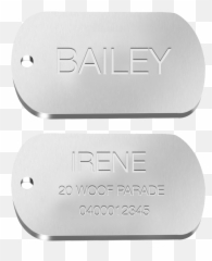 Military Dog Tags Png - Military Dog Tag Engraved Solid,Dog Tag Png