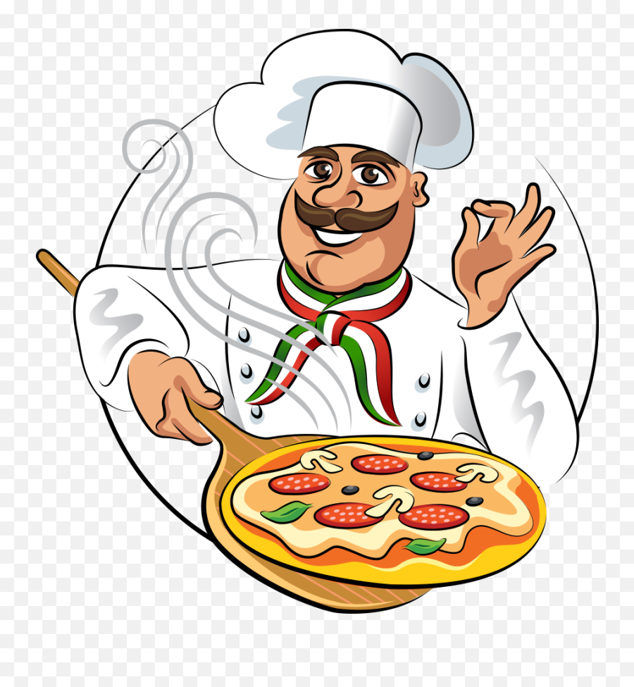 Pizza Chef Buffet Cooking - Chef Logo Png Hd,Cooking Png