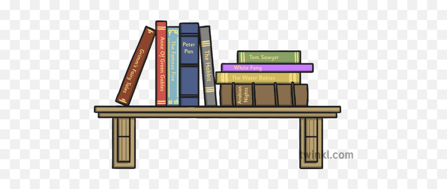 Books - Twinkl Bookcase Png,Shelf Png
