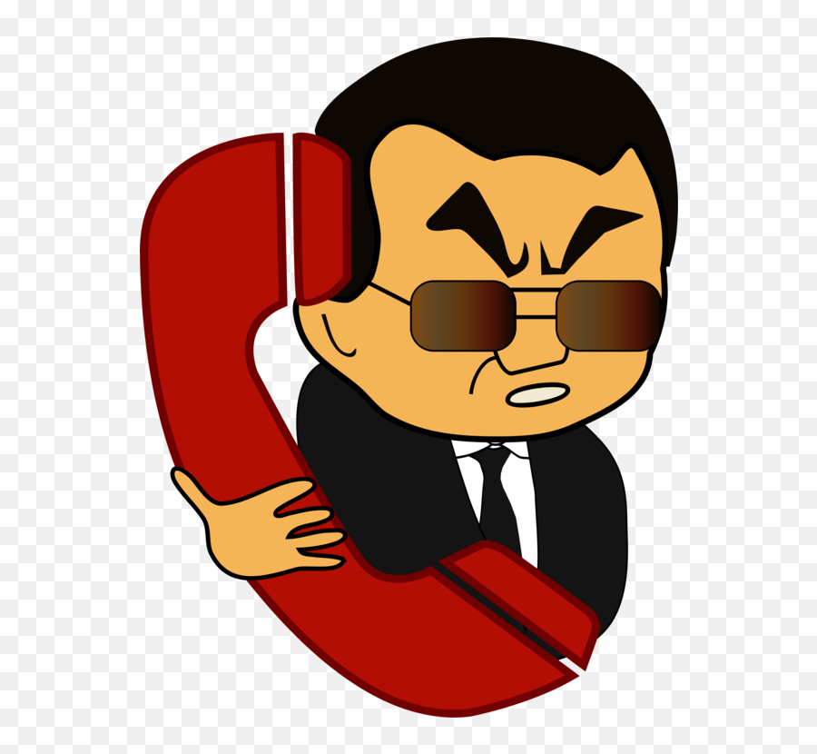 Artcartoonfictional Character Png Clipart - Royalty Free Cartoon On The Phone,Google Drawings Logo