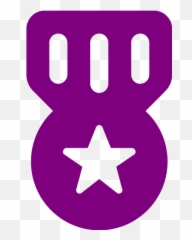 Purple Medal 3 Icon - Free Purple Medal Icons Captain America Shield 2d Png,Purple Heart Medal Png