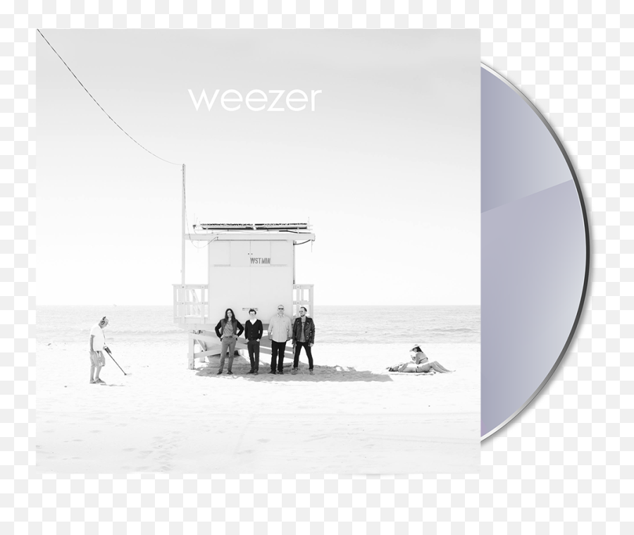 Weezer - White Album Cd Weezer Us White Album Weezer Png,Cd Png
