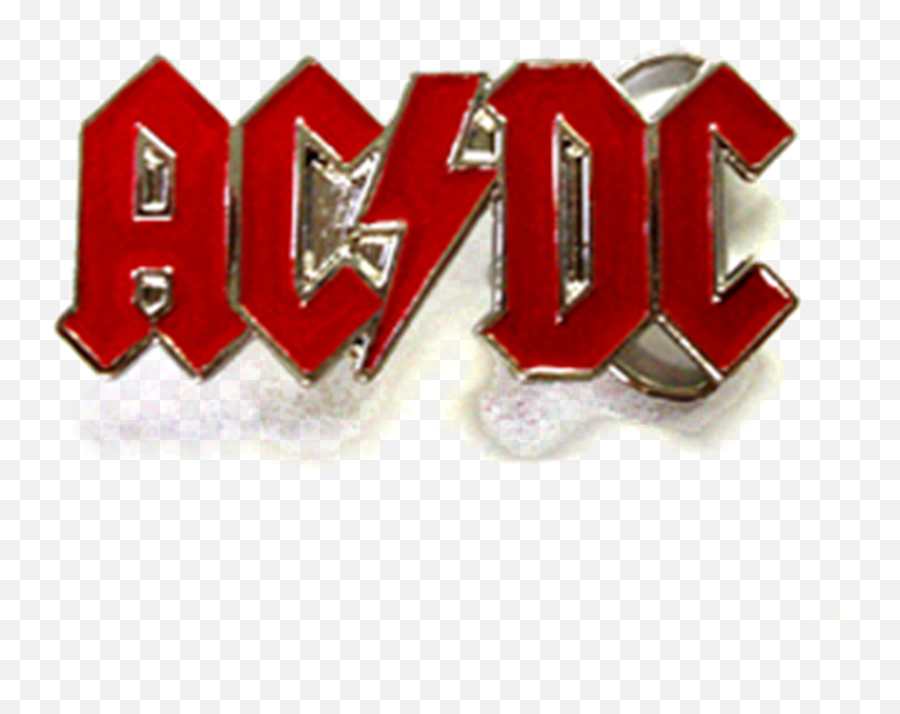 Red Logo Buckle Swag - Solid Png,Ac/dc Logo
