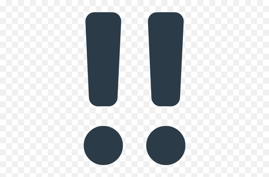 Double Exclamation Mark Id 12055 Emojicouk - Double Exclamation Mark Icon Png,Exclamation Point Icon