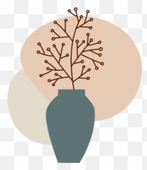 Vase Abstract Plant Flower Pot - Tree png