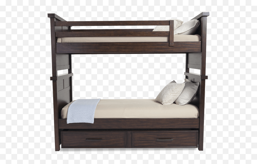 Download Hudson Youth Twin Bunk Bed With Trundle Png Image - Transparent Bunk Bed Png,Bed Transparent Background