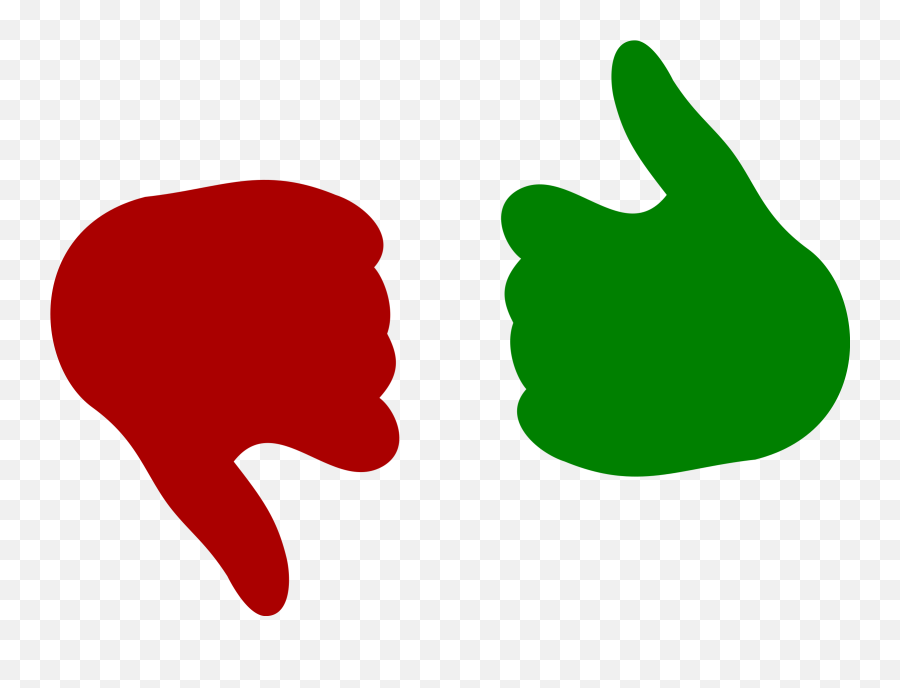 Thumbs Up Down Big Image - Thumbs Up And Down Png,Thumbs Down Png