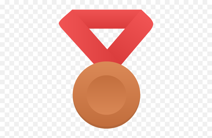 Bronze Metal Red Icon - Bronze Medal Icon Png,Winner Icon Png