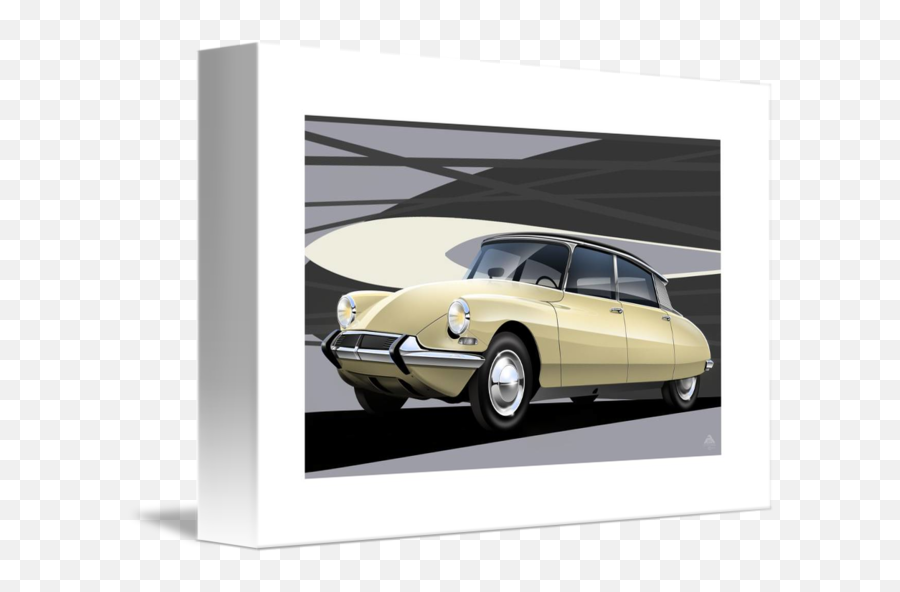 Cfakepathcitroen Ds Retro Style By Russell Wallis - Picture Frame Png,Car Suspension Icon
