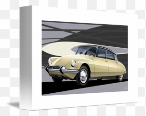 Cfakepathcitroen Ds Retro Style By Russell Wallis - Picture Frame png