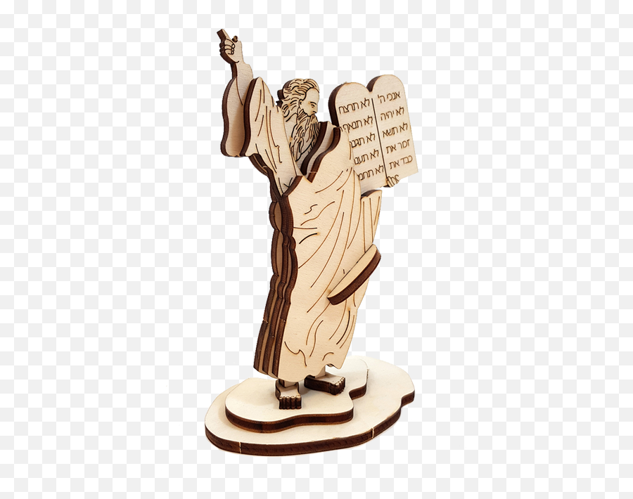Moses U0026 The Ten Commandments 3d Wooden Puzzle - Fictional Character Png,Jesus Sinai Icon