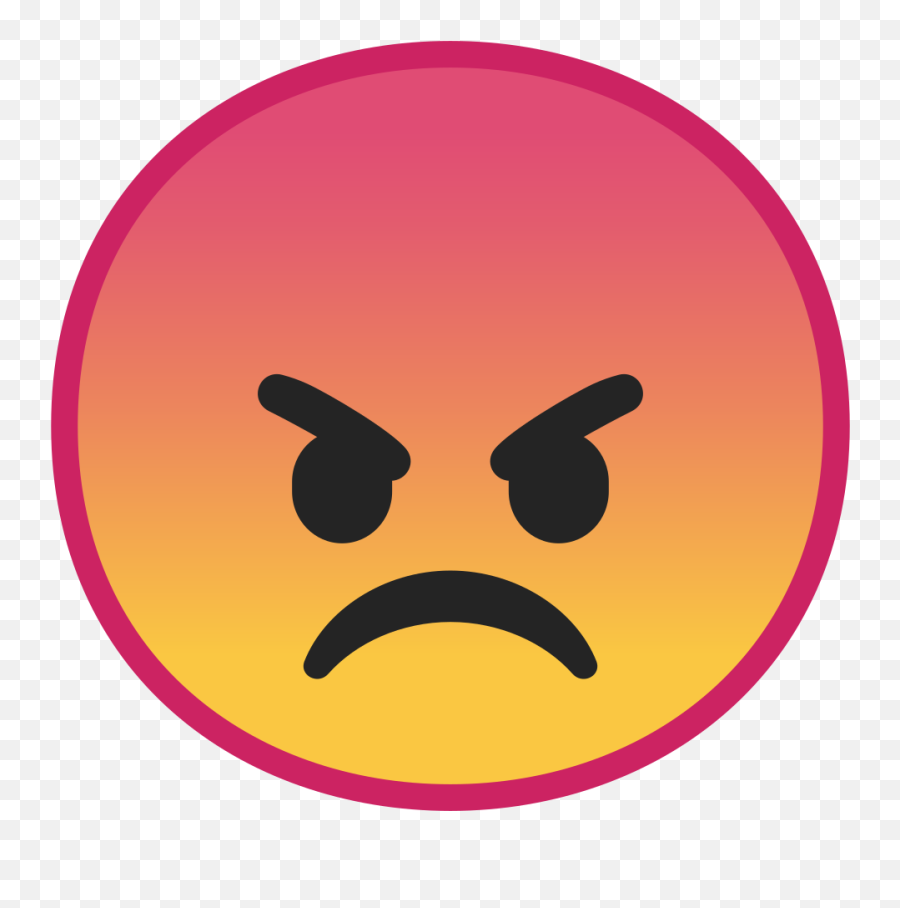 Pouting Face Icon Noto Emoji Smileys Iconset Google - Angry Emoji Png,Neutral Face Icon
