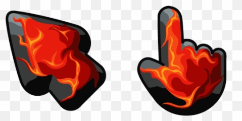 Materials Burning Charcoal Cursor U2013 Custom - De Lava png