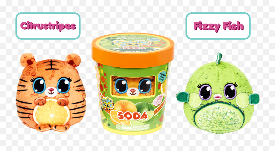 Foodie Roos - Snackaroo Plush Soda Edition Surprise Squeezable Png,Netflix Raccoon Icon