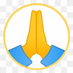 God And Me - Praying Hands Emoji png