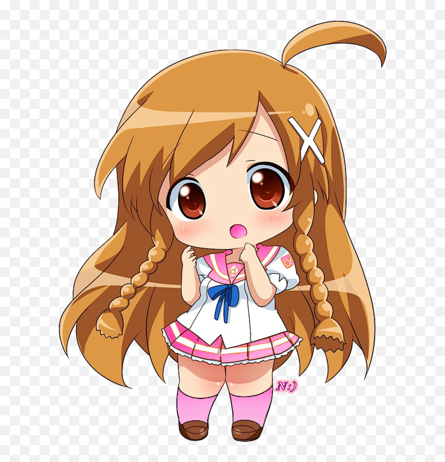 Anime Chibi Png 4 Image - Anime Cute Girl Transparent,Anime Chibi Png