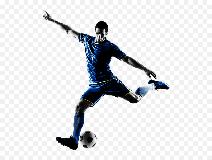 Football Player Png - Person Kicking Football,Football Png