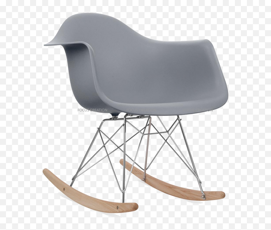 Charles Eames Rocking Chair - Cadeira De Balanço Branca Png,Plastic Texture Png