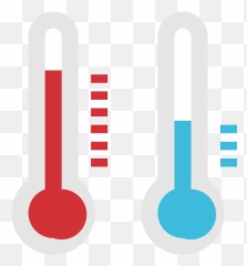 Hot Thermometer Transparent Png - Temperature Icon Free