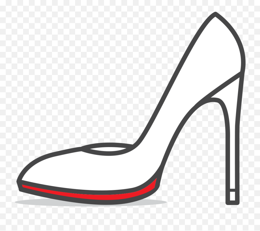 Library Of Walking Red Bottom Heels Png Files - White High Heels Png Transparent,High Heel Png