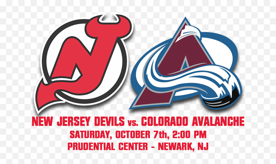 New Jersey Devils - Colorado Avalanche Logo Transparent Background Png,New Jersey Devils Logo Png