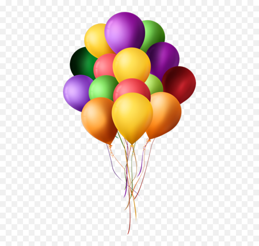 Many Multicolored Balloons Png Image - Png Format Transparent Balloon Png,Balloons Png
