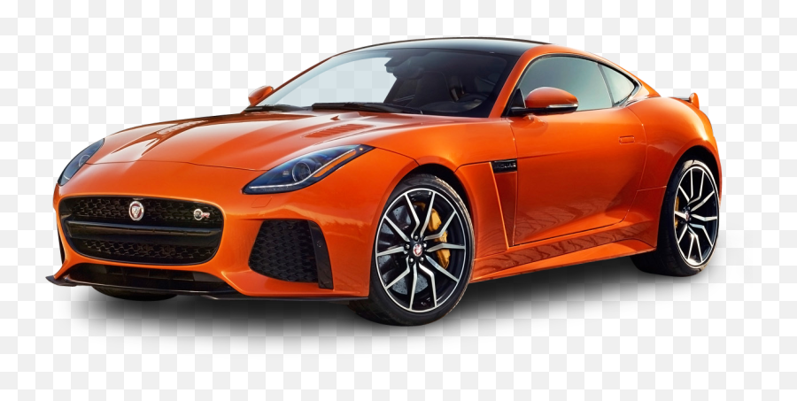 Orange Jaguar F Type Svr Coupe Car Png - Jaguar F Type Svr 2020,Jaguar Png