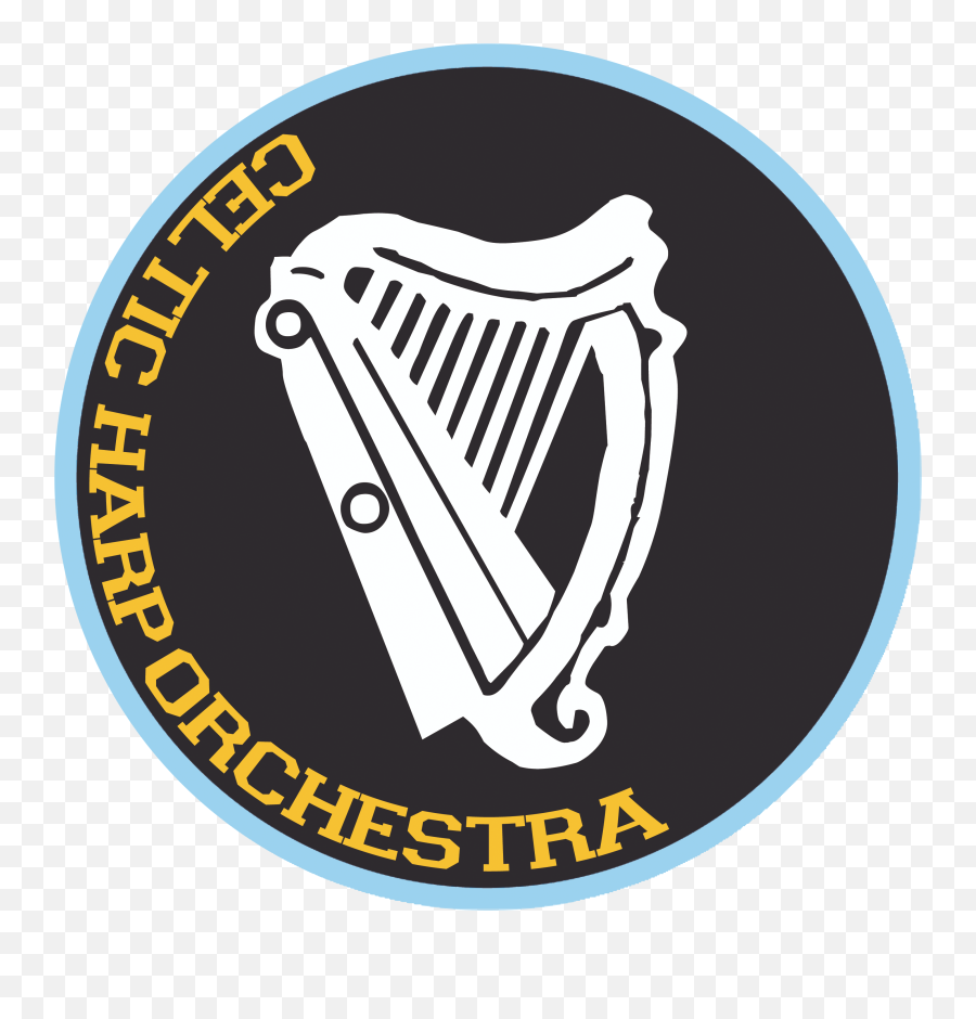 Irish Harp Png - Celtic Harp Orchestra Merch Emblem Celtic Harp,Harp Png