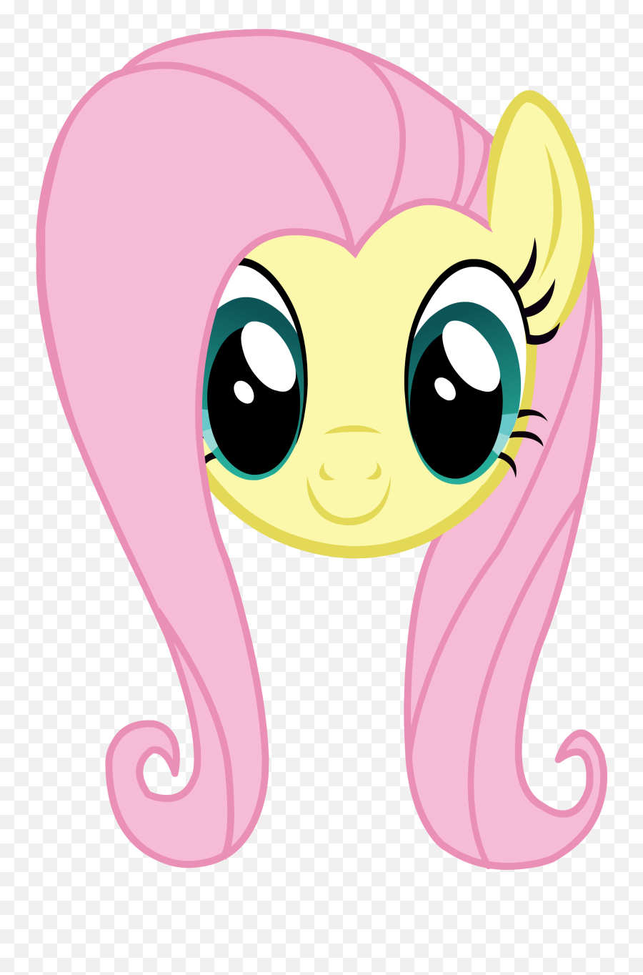 Library Mlp Fluttershy Headshot Normal - My Little Pony Fluttershy Head Png,Fluttershy Png