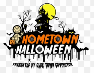Hometown Halloween Logo - Olde Town Covington Cartoon png
