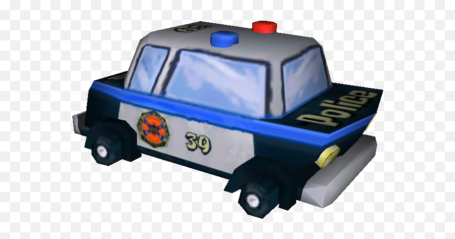 Gamecube - The Spongebob Squarepants Movie Police Car Model Car Png,Police Car Png