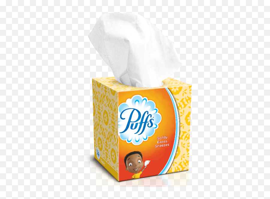 Puffs Facial Tissue 2 - Ply White 64 Sheetsbox 24 Boxescarton Puff Tissue Png,Tissue Box Png