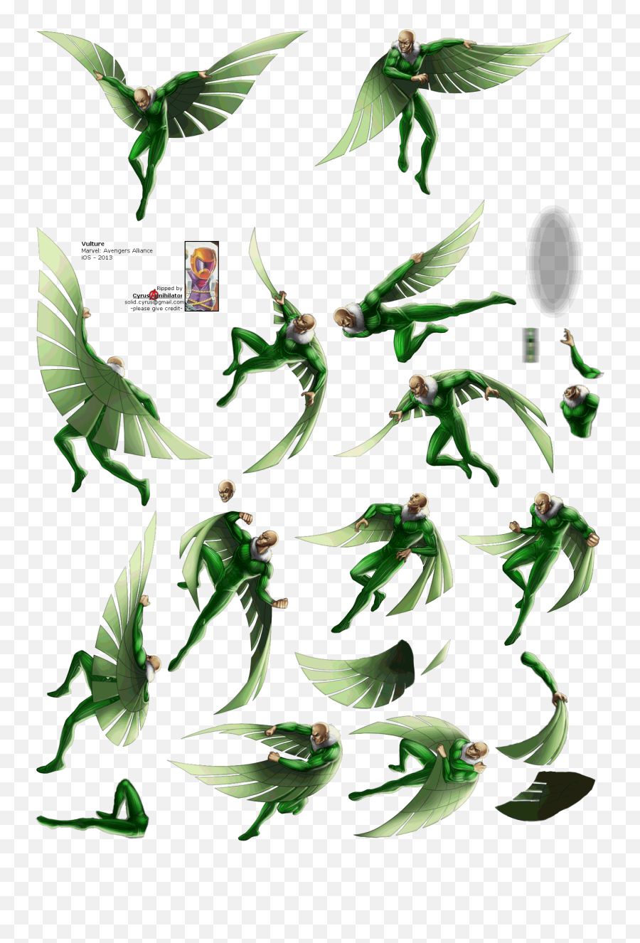 Mobile - Marvel Avengers Alliance Ios Vulture The Illustration Png,Vulture Png