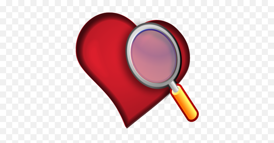 Download Heart With Magnifying Glass Png Image No - Examine My Heart Oh God,Magnifying Glass Png