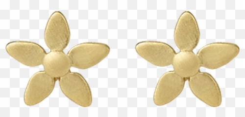 Forget - Menot Earring Gold Earrings Png,Forget Me Not Png