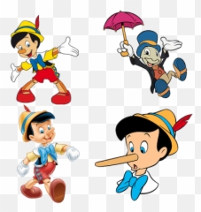 Pinocchio Transparent Png Images - Stickpng Pinocchio Disney,Jiminy Cricket Png