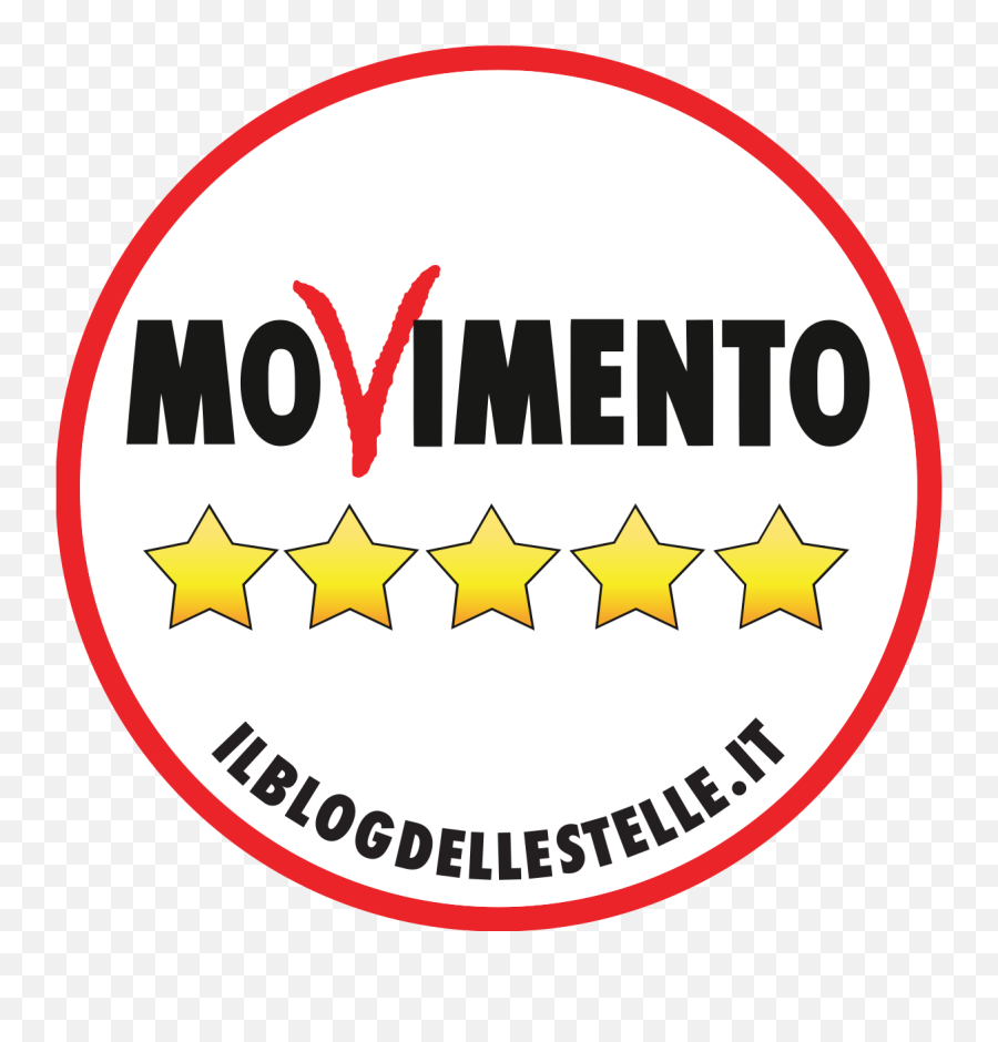 Five Star Movement - Wikipedia Movimento 5 Stelle Png,5 Stars Png