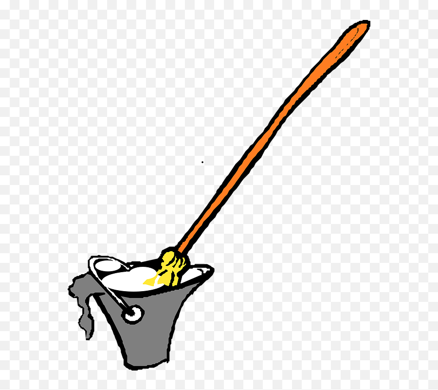Mop Bucket Clean - Free Vector Graphic On Pixabay Mop And Bucket Png,Paint Swipe Png