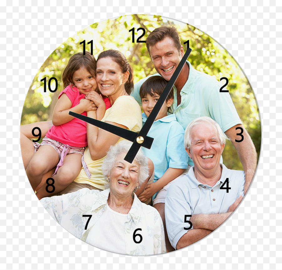 Blank Clocks Photobook Hongkong - Wall Clock With Personal Png,Clocks Png
