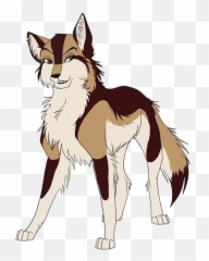 Transparent Werewolf Torchlight - Brown Anime Wolf Clipart Anime Wolf Coloring Pages Png,Werewolf Transparent